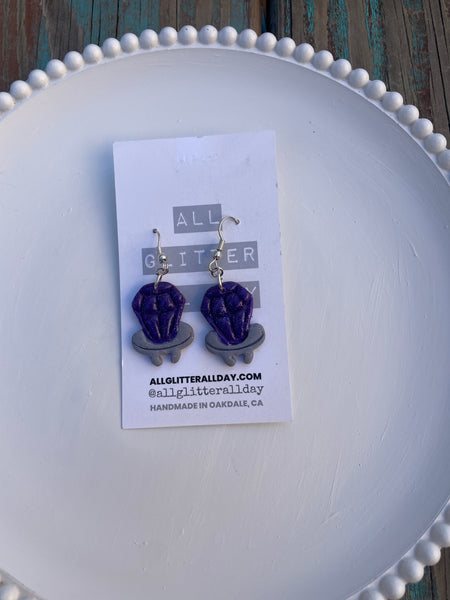 Purple ring pop dangle