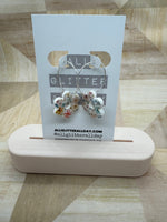 Coquette floral dangle earring 24