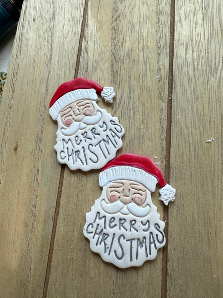 Merry Christmas Santa  dangle