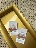 Back to school bow resin earring