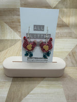 Chicken in boots dangle earrings 13