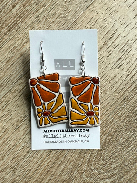 Fall Matisse boho  rectangle dangle