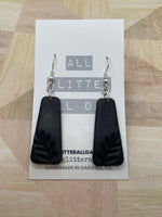 Penny Leaf imprint dangle earring-Multiple colors