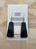 Penny Leaf imprint dangle earring-Multiple colors