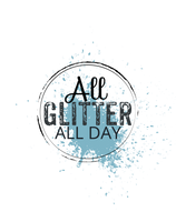 All glitter all day, gift cards